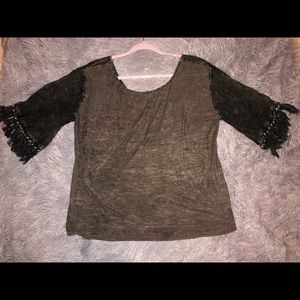 Gimmicks BKE Washed Black V-back slub material